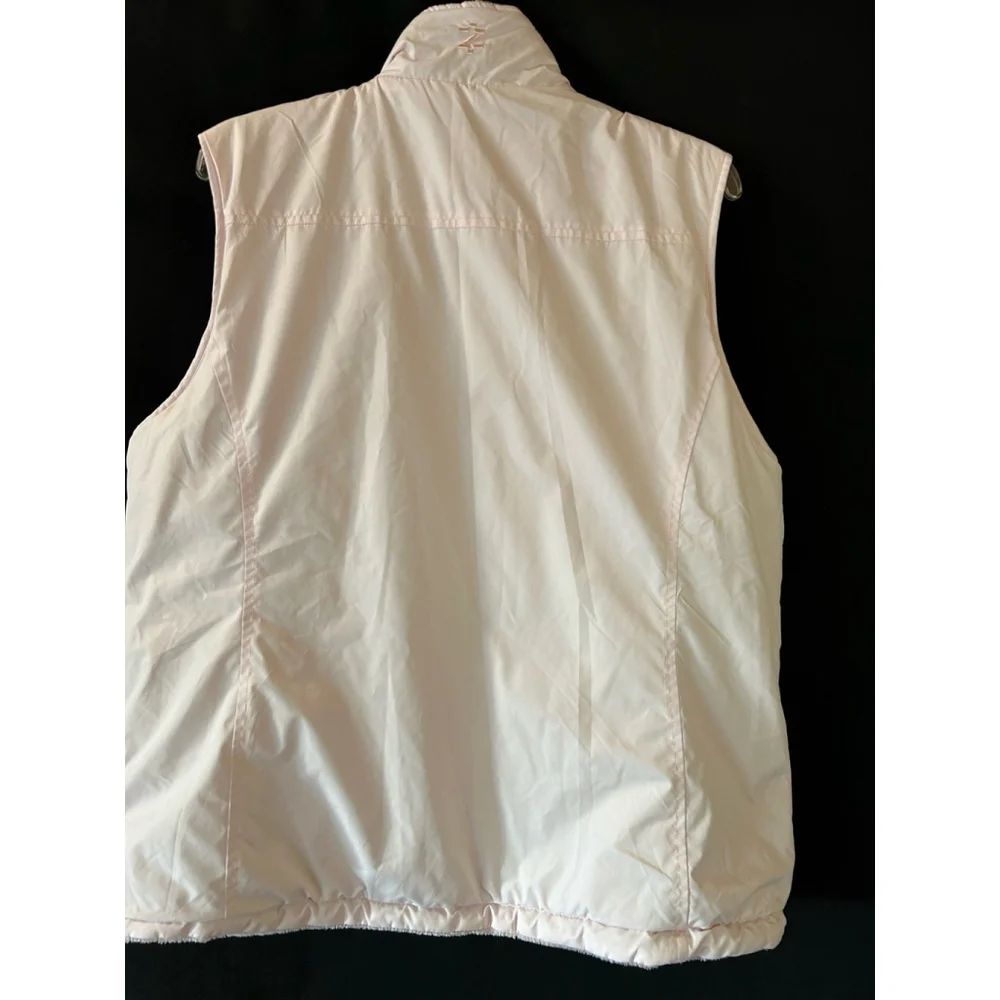 Women's Izod Performx Reversible Two in One Vest Pale Pink XL Style 8738 Winter - Picture 7 of 10